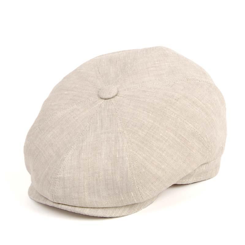 Gorra Visera Hattera de Verano en Lino – Diseño Italiano Elegante en Beige